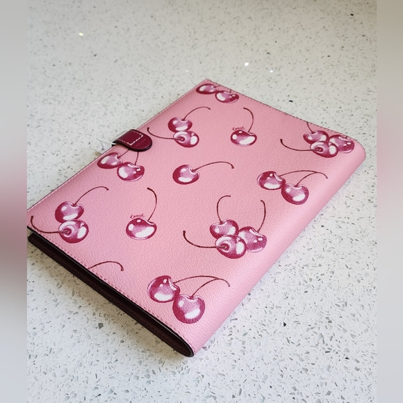 Coach Notebook With Cherry Print - Picture 3 of 10